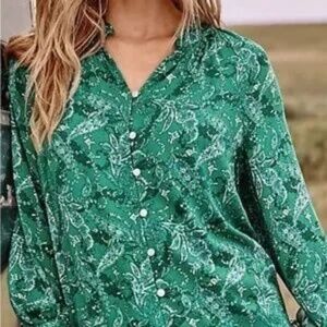 NWT J. Jill Ruffled Satin Top (4X)
